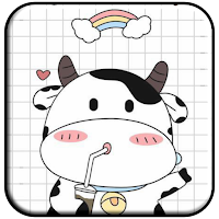 Cute Cow Aesthetic Wallpaper