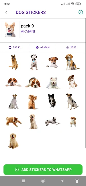 dog stickers Screenshot 1
