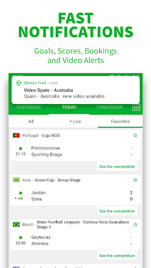 SKORES - Live Football Scores Screenshot 2