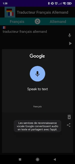 German French Translator Screenshot 1