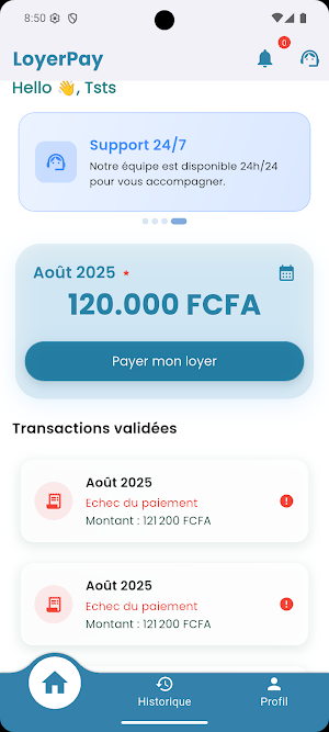 LoyerPay Screenshot 1