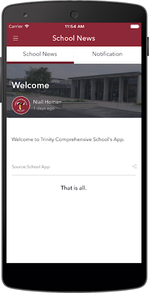 Trinity Comprehensive School Screenshot 1