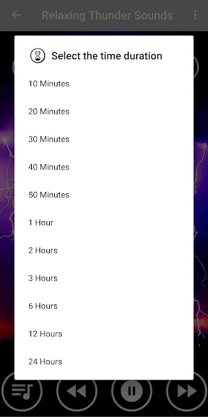 Rain & Thunder Healing Sounds for Deep Sleeping Screenshot 2