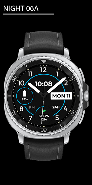 Night 06A - Analog Watch Face Screenshot 0
