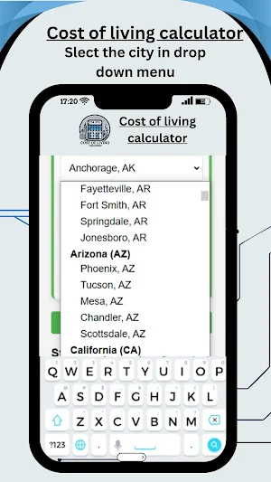 Cost of Living Calculator Screenshot 1