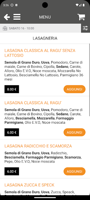 Pasta Felici Screenshot 1
