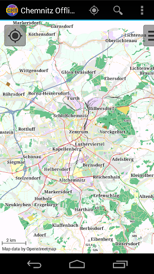 Chemnitz Offline City Map Screenshot 0