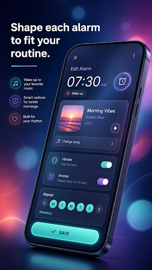 WakeBeat Wake to Music Screenshot 0