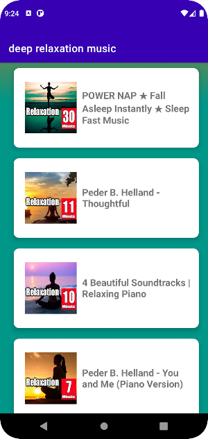 Deep relaxation music Offline Screenshot 1