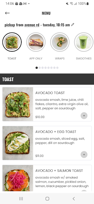 iQ Food Co. Screenshot 2