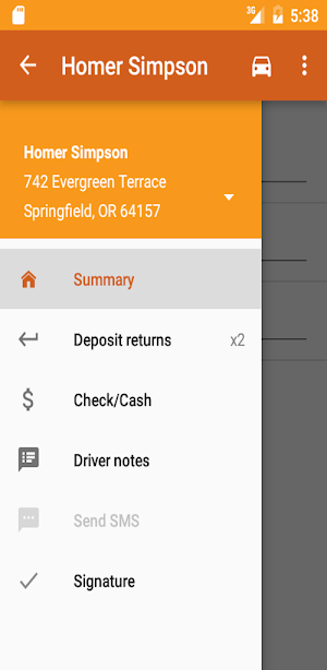 DBP Driver App (Legacy) Screenshot 1