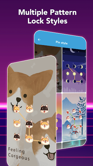 Pattern Lock Screen Password Screenshot 2