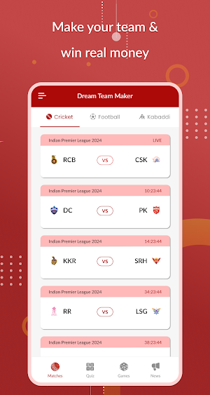 Dream Team Maker Screenshot 0