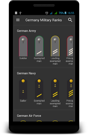 Germany military ranks Screenshot 0