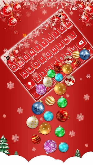 Christmas Gravity Keyboard Background Screenshot 1