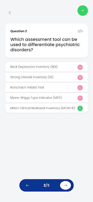 CPCE Practice Test Screenshot 1