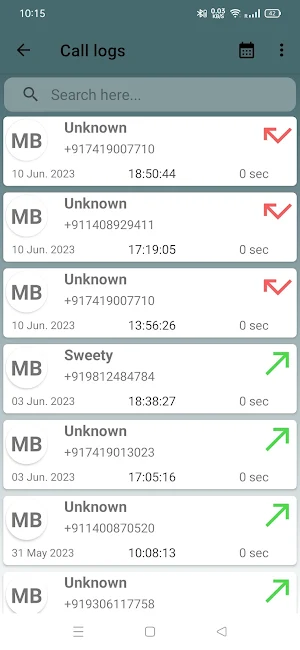 Sms & Call Logs Backup Screenshot 2