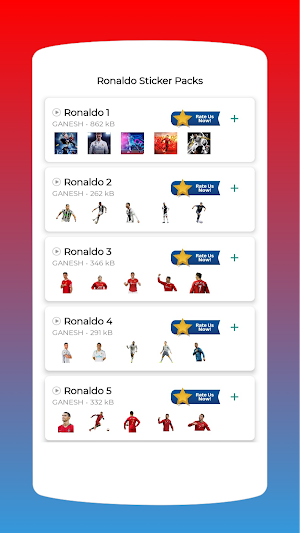 Ronaldo Stickers for WhatsApp Screenshot 1