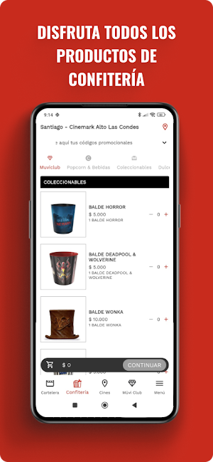 Cinemark Chile Screenshot 3