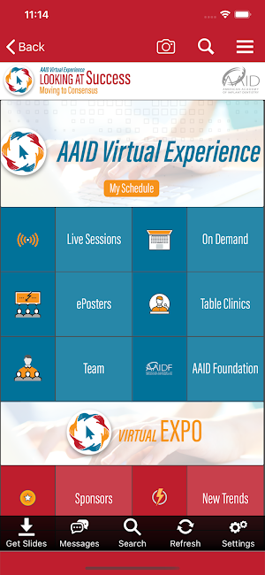 AAID Events Screenshot 2