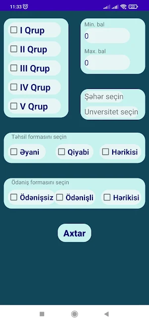 ixtisas seçimi 2022 Screenshot 3
