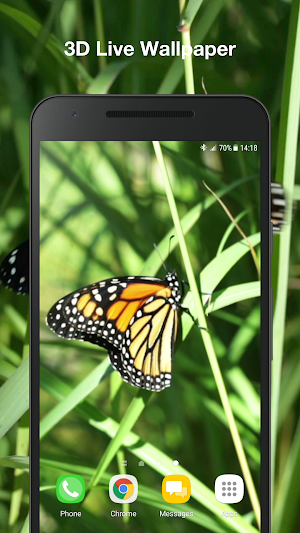 Butterflies Live Wallpaper Screenshot 0