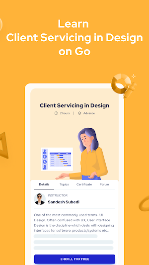 Learn Client Servicing in Desi Screenshot 1