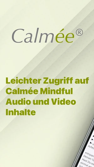 Calmée Mindful Screenshot 0
