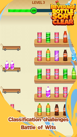 Beverage Bottle Sort Clear Screenshot 0