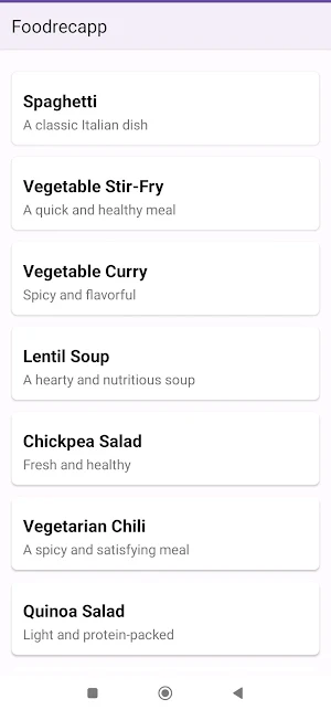 foodrecapp Screenshot 0