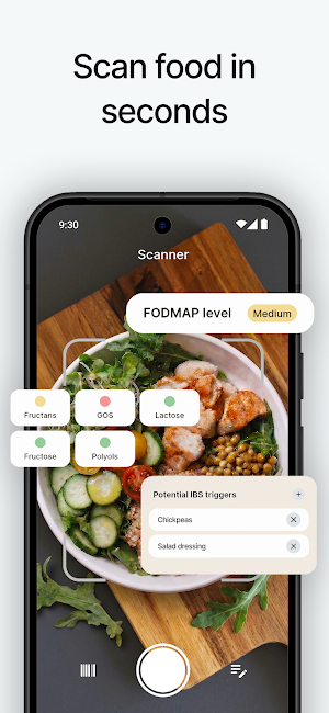 GentleGut: IBS, FODMAP Tracker Screenshot 1