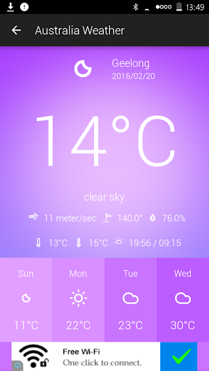 Australia Weather Screenshot 2