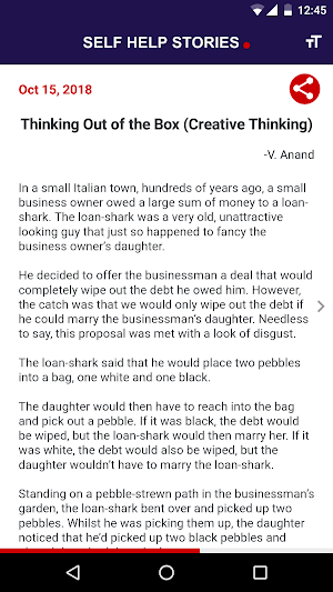 Self-Help Short Stories Screenshot 3