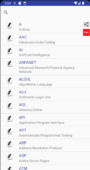 Abbreviations & Acronyms Screenshot 3