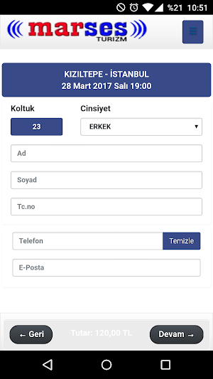 Marses Turizm Screenshot 3