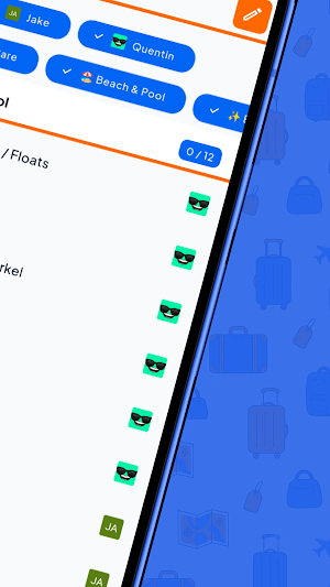 CoPack: Packing list & luggage Screenshot 1