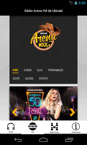 Rádio Arena FM de Ubiratã Screenshot 1