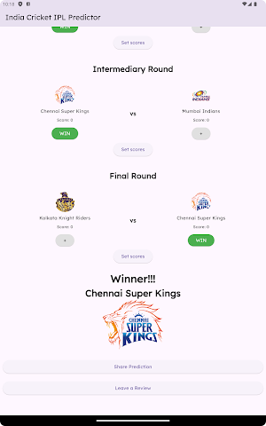 India Criquet Predictor Screenshot 3