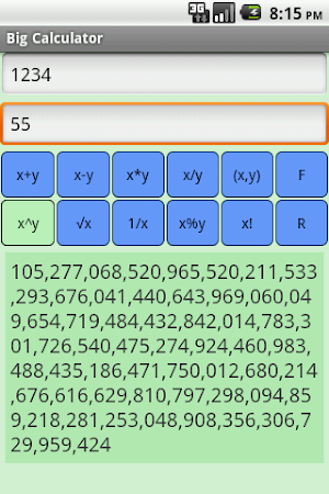 Big Calculator Screenshot 1
