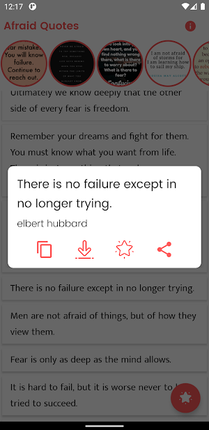 Afraid Quotes and Sayings Screenshot 2