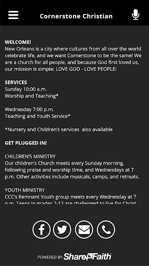 Cornerstone Christian Screenshot 0