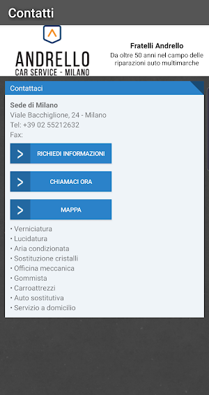 Carrozzeria Andrello Screenshot 2