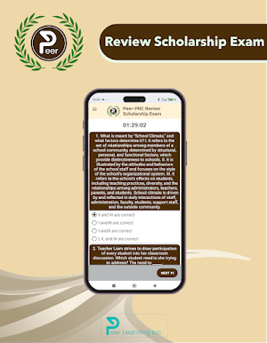 Peer - Review Scholarship Exam Screenshot 2
