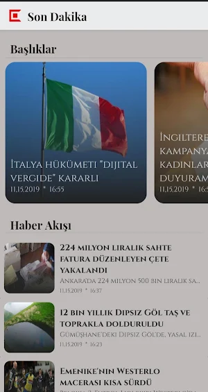 Son Dakika Haberleri Screenshot 0