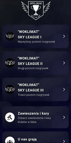 Sky League App Screenshot 0