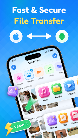 Transfer Data Between Phones Screenshot 0