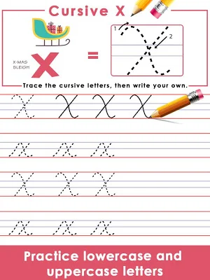 Kids Learn Cursive Writing - Cursive For Toddlers Screenshot 2