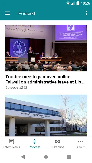 Baptist Press Screenshot 1