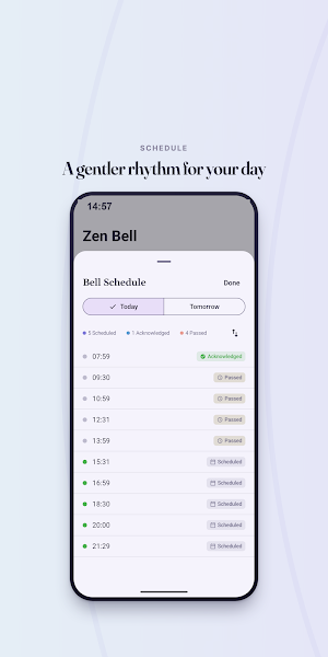 Zen Bell: Mindfulness Journal Screenshot 3