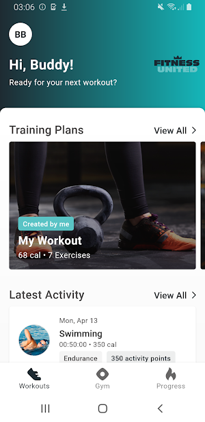 Fitness United Wave Screenshot 0